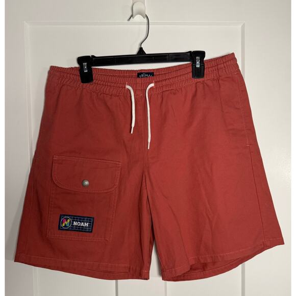 Noah NY Pocket Work Shorts Size XL Drawstring Utility Shorts 100% Cotton - Picture 1 of 13